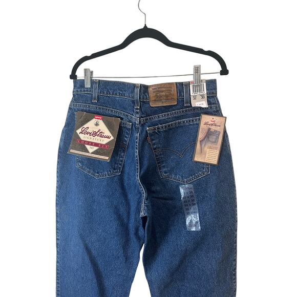 Vintage Deadstock NWT Levi's USA Signature 545 Loose Jeans Sz 32x30 Orange Tab - Picture 1 of 8